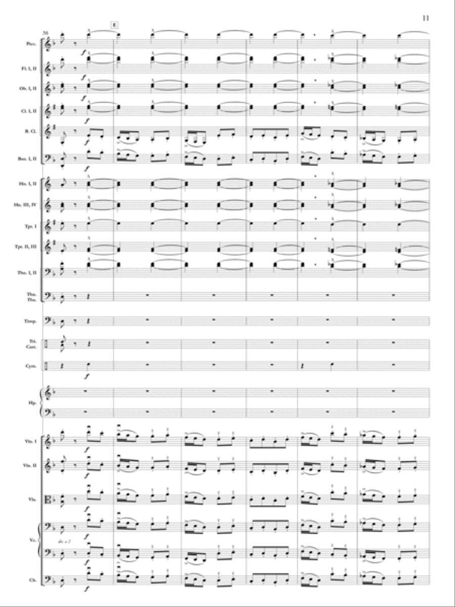 Samson Et Dalila, Op. 47: Danse Bacchanale Orchestra scores gallery preview page 12
