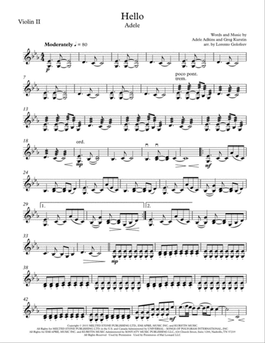 Hello String Quartet scores gallery preview page 3