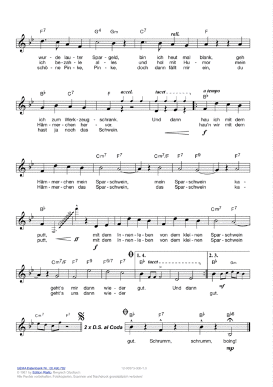 Hammerchen-Polka Voice scores gallery preview page 3
