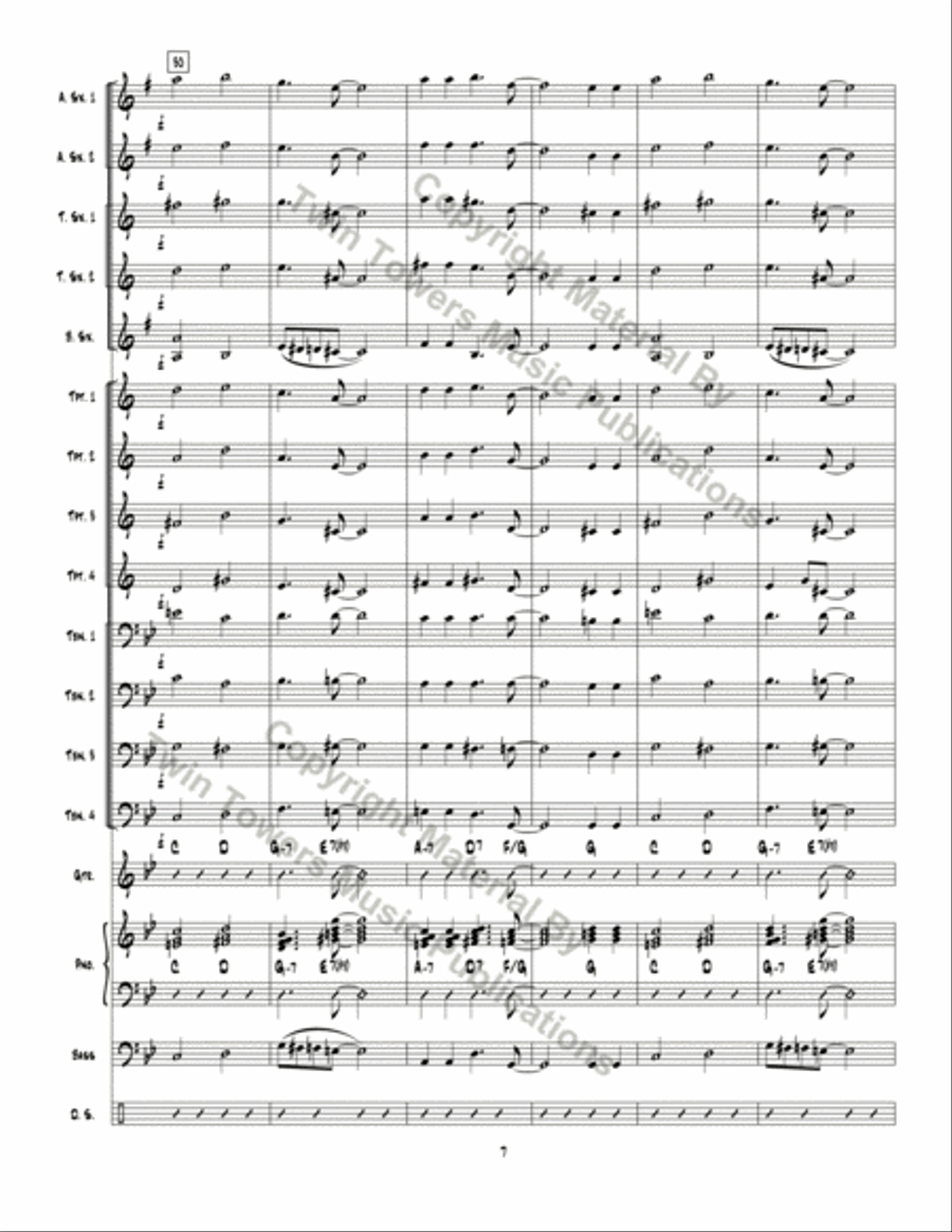 Verteron X Factor Jazz Ensemble scores gallery preview page 8