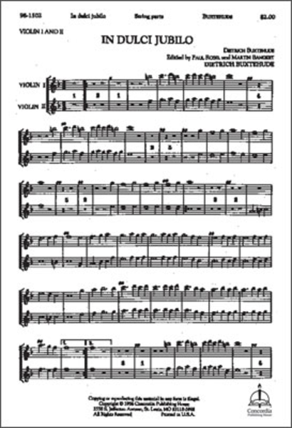 In dulci jubilo / Now Sing We, Now Rejoice (Violin 1 & 2)