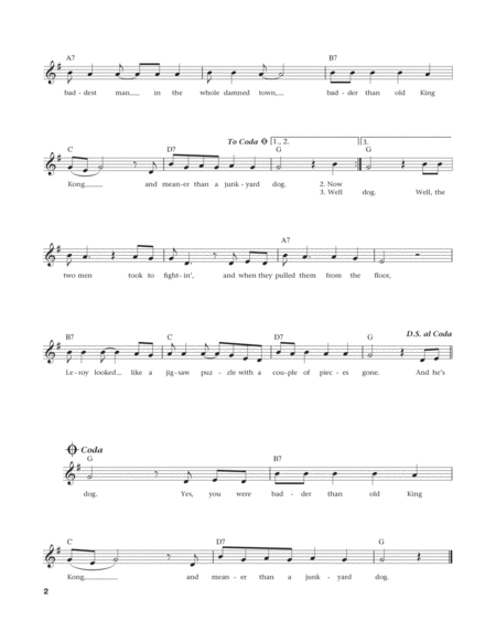 Bad, Bad Leroy Brown (from The Daily Ukulele) (arr. Liz and Jim Beloff)