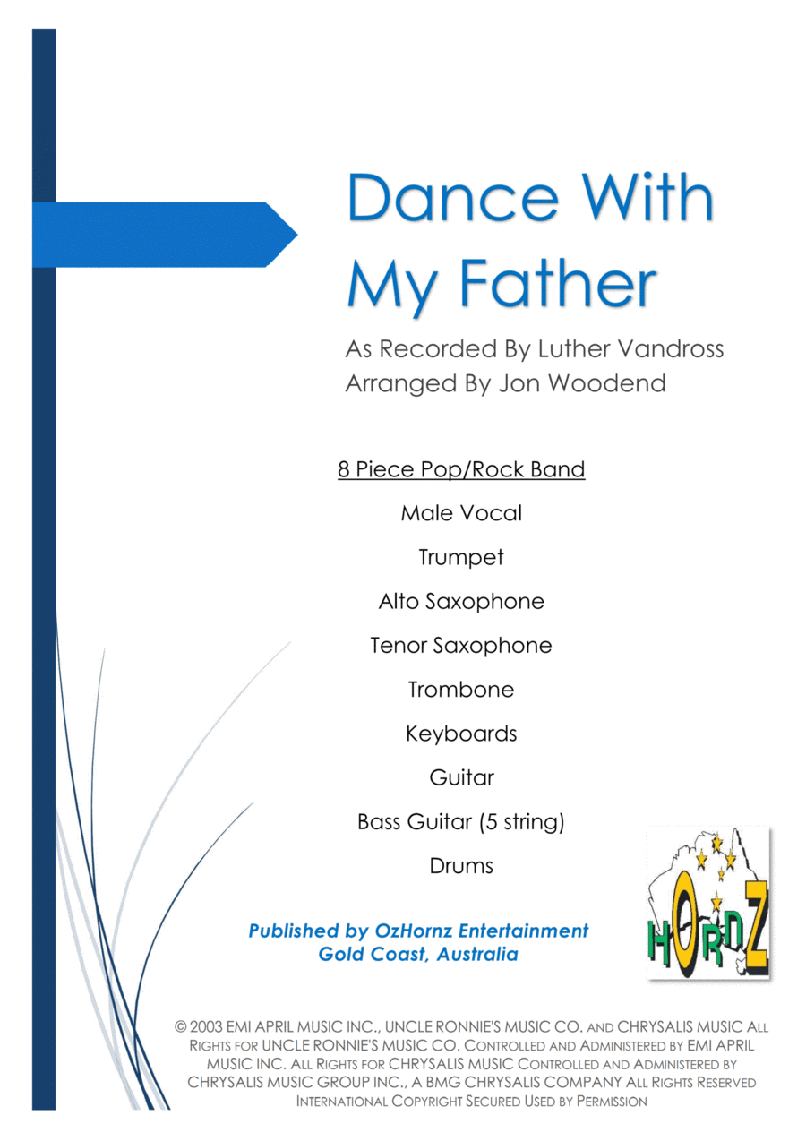 Dance With My Father Large Ensemble scores gallery preview page 1