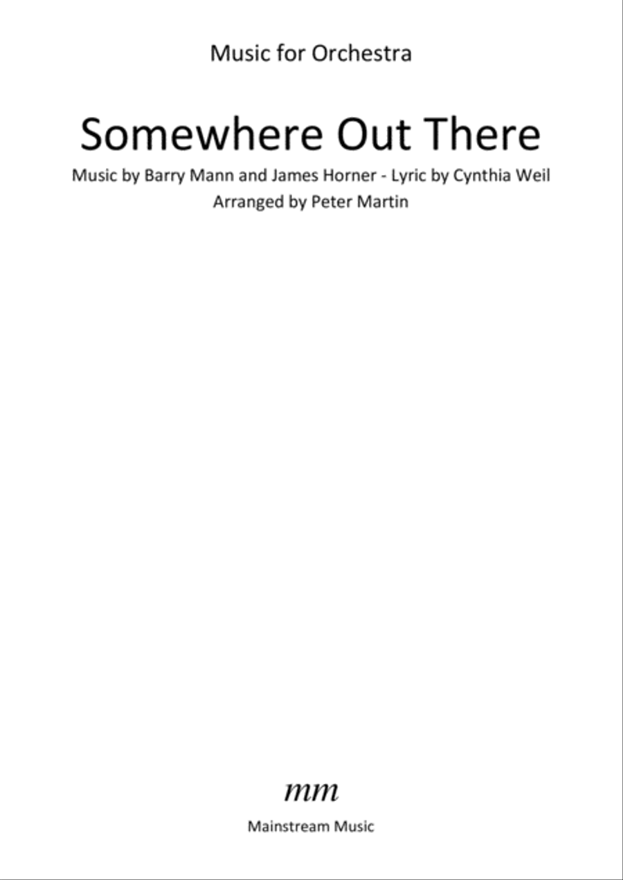 Somewhere Out There Full Orchestra scores gallery preview page 2
