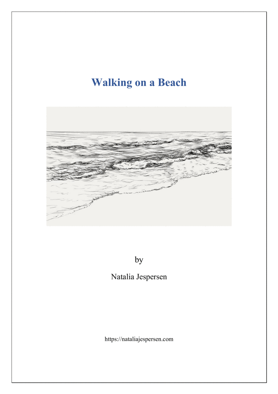 Walking on a Beach Organ Solo scores gallery preview page 1