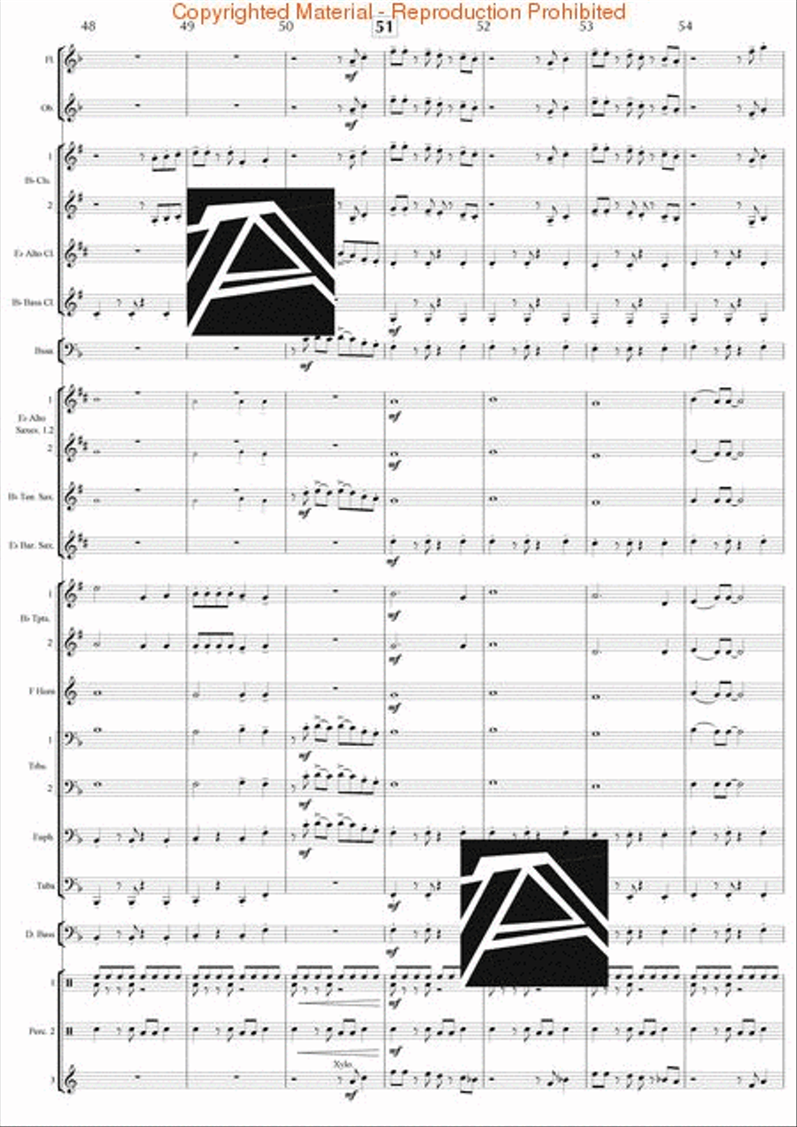 Jazz Suite No. 2 - Finale Concert Band scores gallery preview page 9