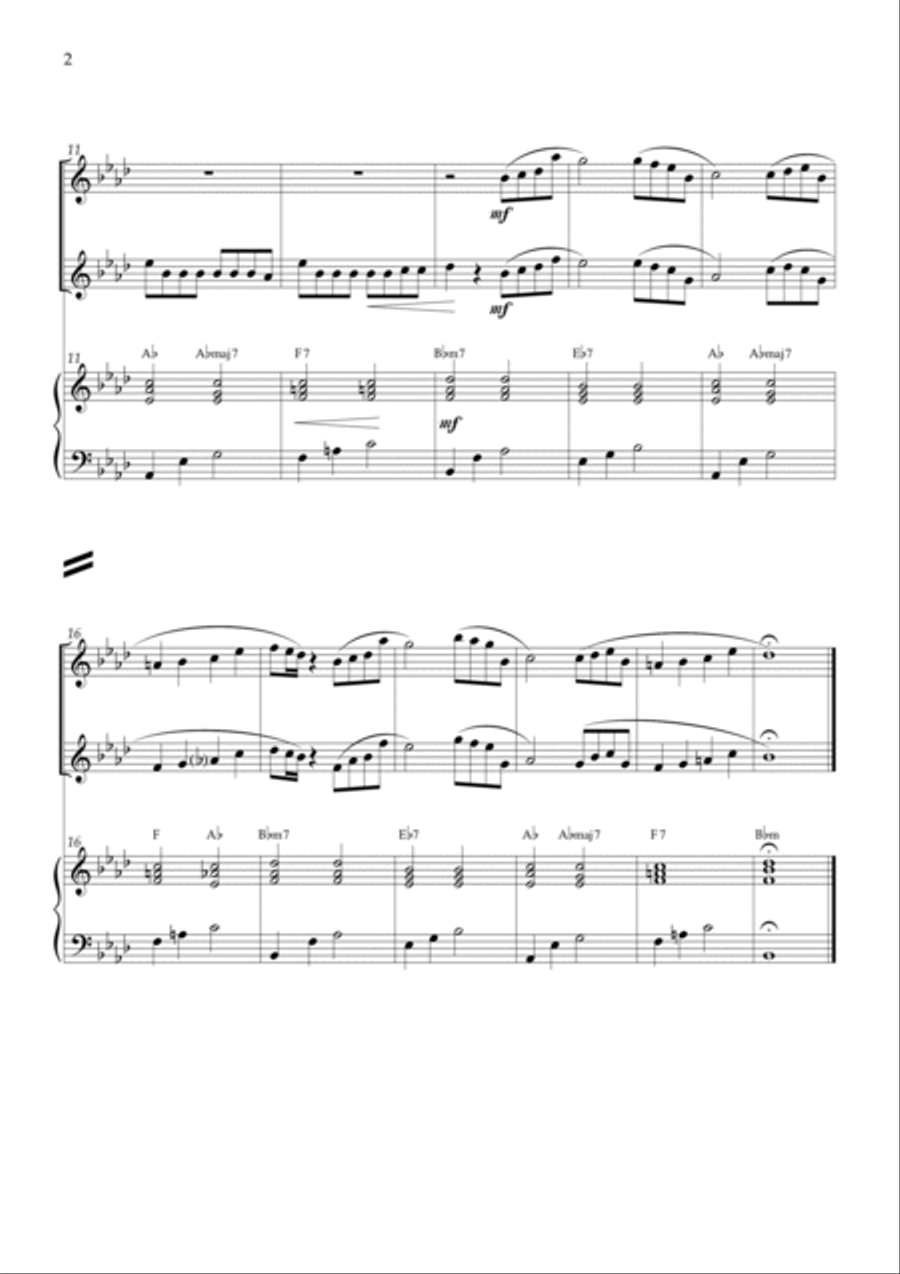 Kill Bill Woodwind Duet scores gallery preview page 2