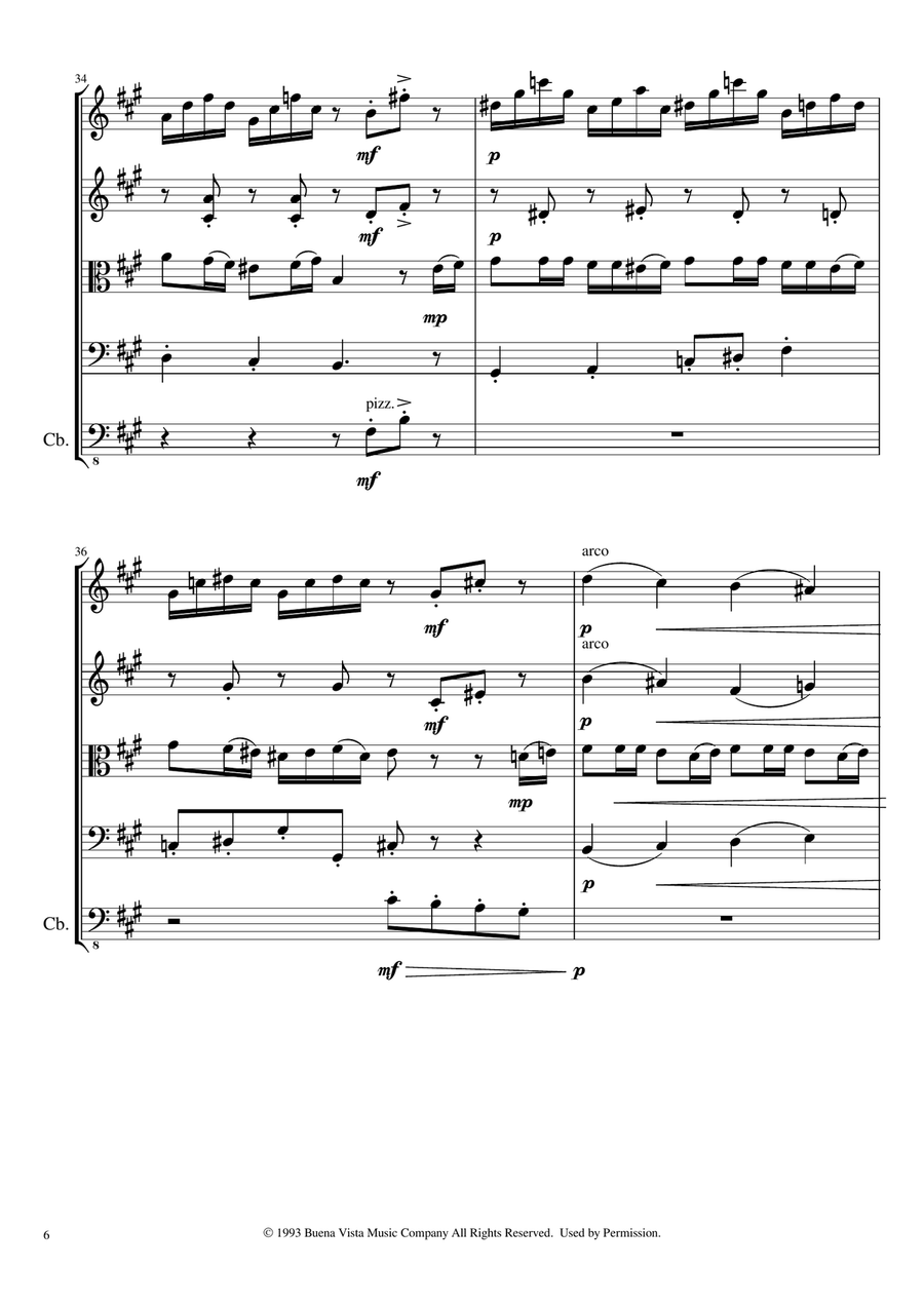 Jack's Lament Chamber Music scores gallery preview page 6
