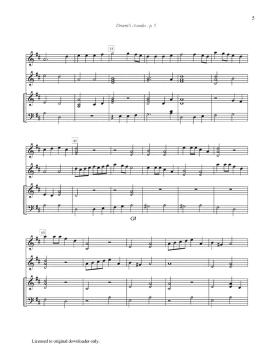 Drewrie's Accordes Small Ensemble scores gallery preview page 6