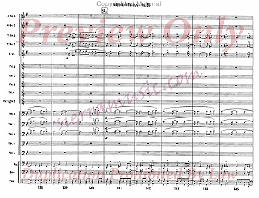String Of Pearls Jazz Ensemble scores gallery preview page 19