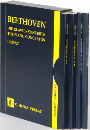 Book cover for The Piano Concertos No. 1-5 in a Slipcase