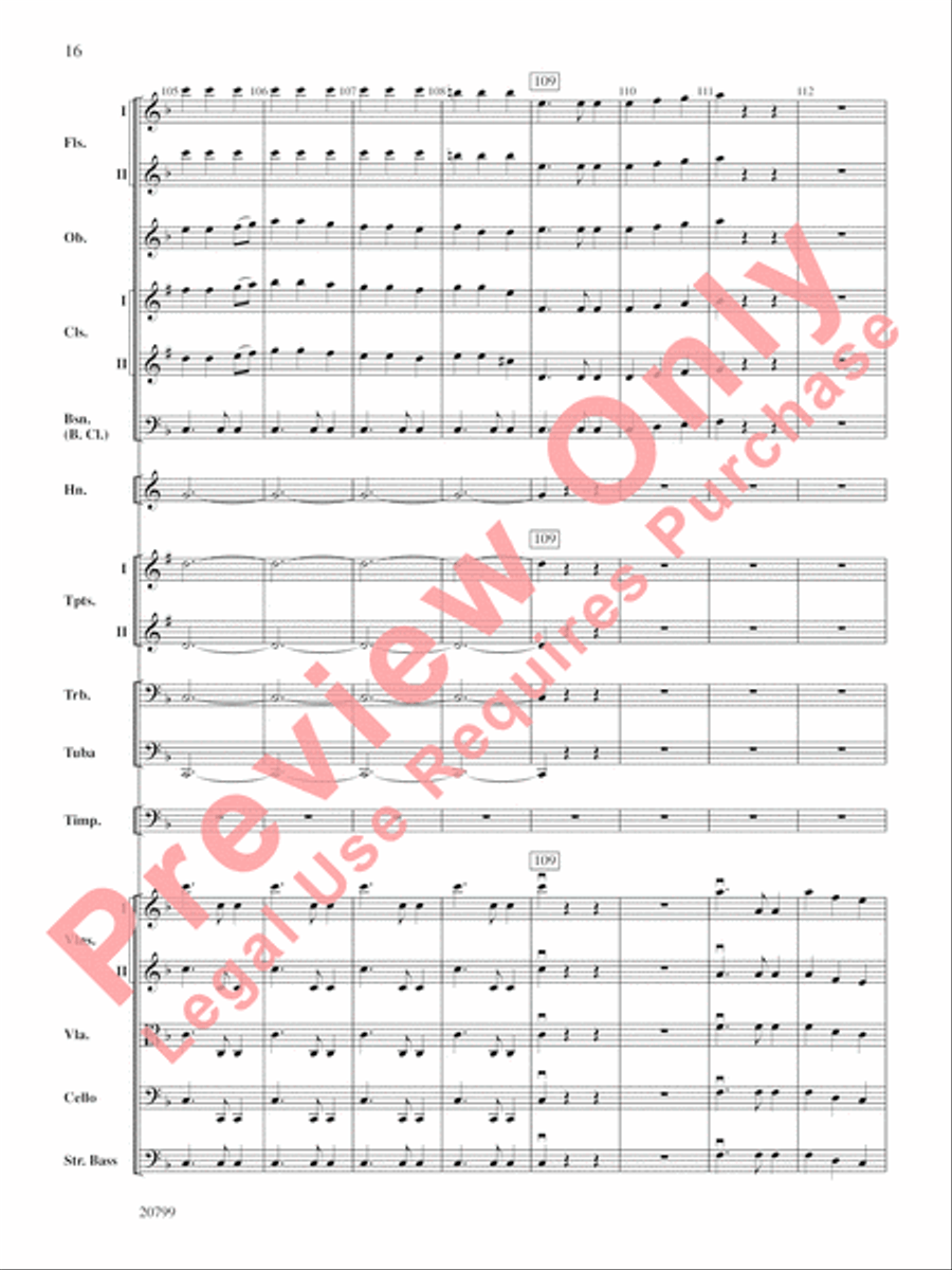 Symphony No. 9 Full Orchestra scores gallery preview page 17