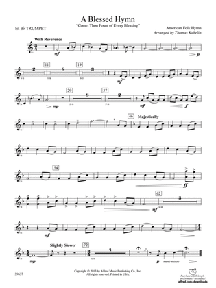 A Blessed Hymn: 1st B-flat Trumpet