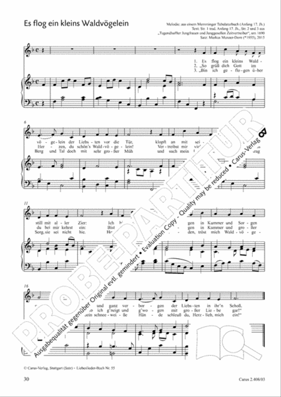 Love songs. Collection for voice & piano. 80 arrangements for weddings and celebrations Voice scores gallery preview page 22