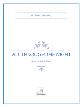 All Through the Night (jazz piano solo - adv. intermediate)