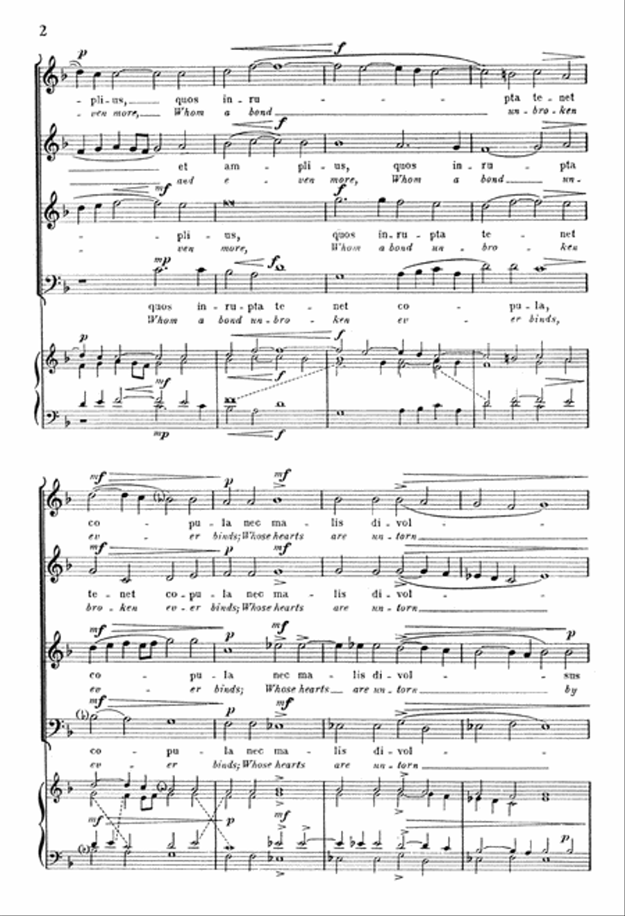Felices ter (Thrice happy they) 4-Part scores gallery preview page 3
