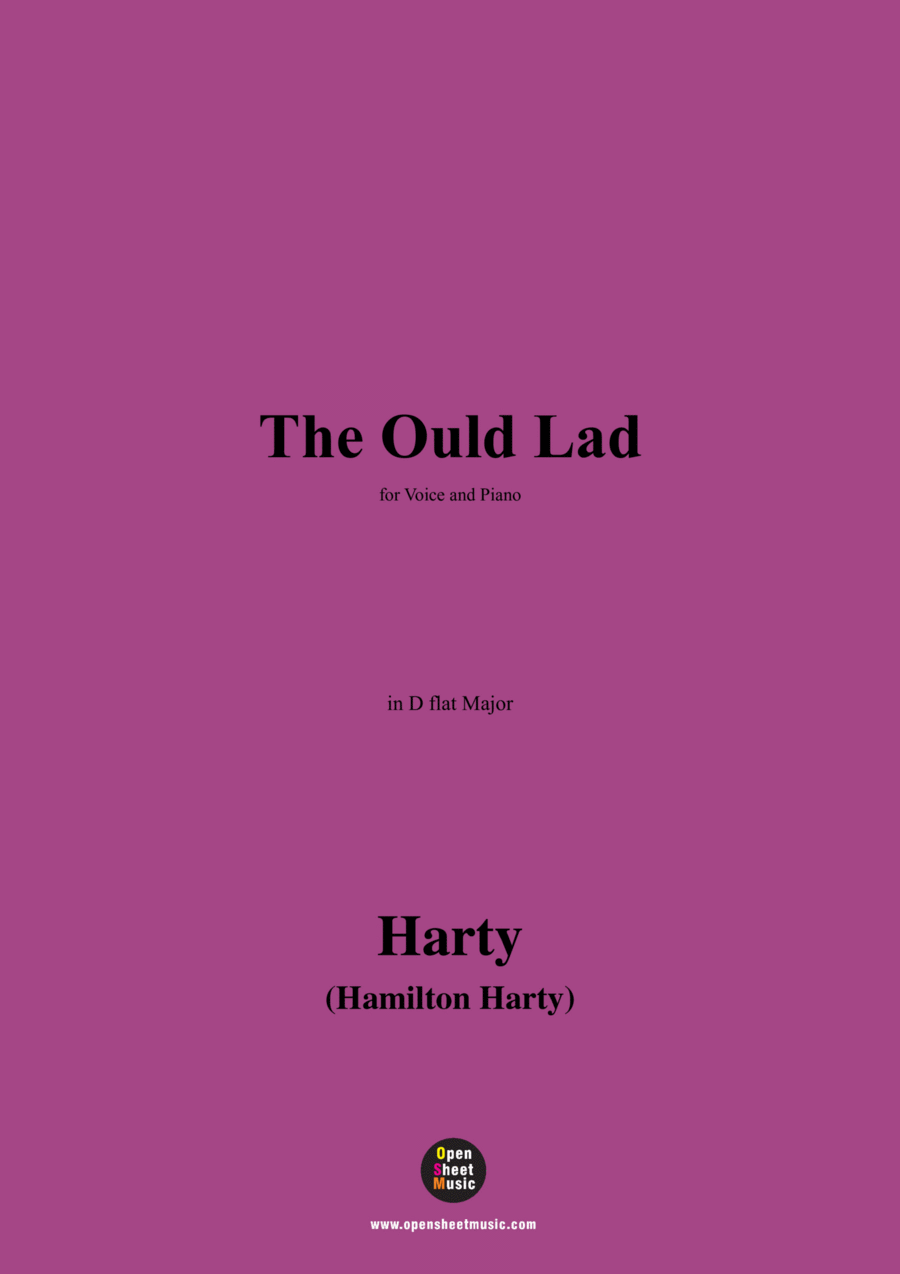 Harty-The Ould Lad,in D flat Major Voice scores gallery preview page 1