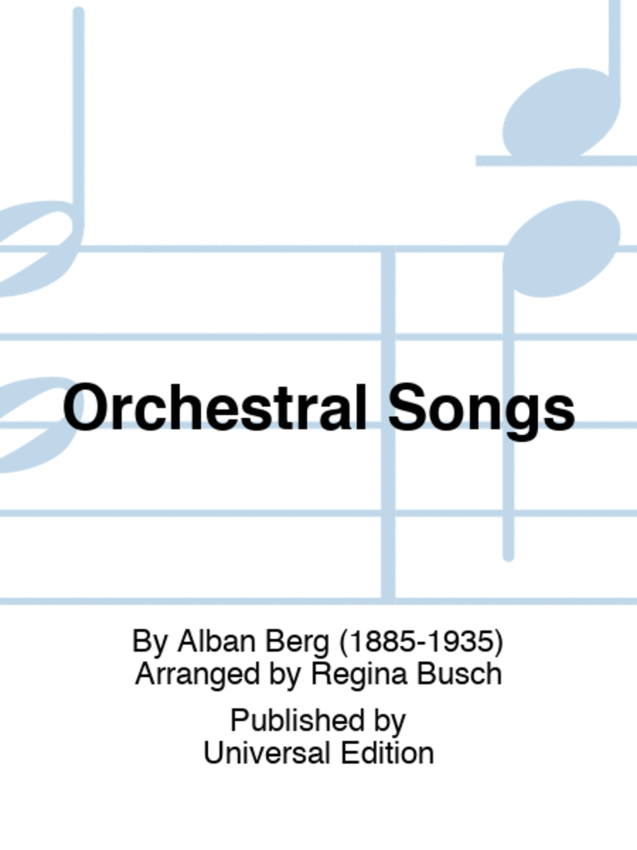 Orchestral Songs School and Community scores gallery preview page 1