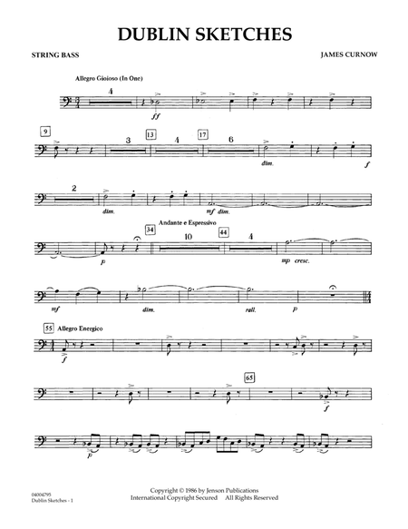 Dublin Sketches - String Bass