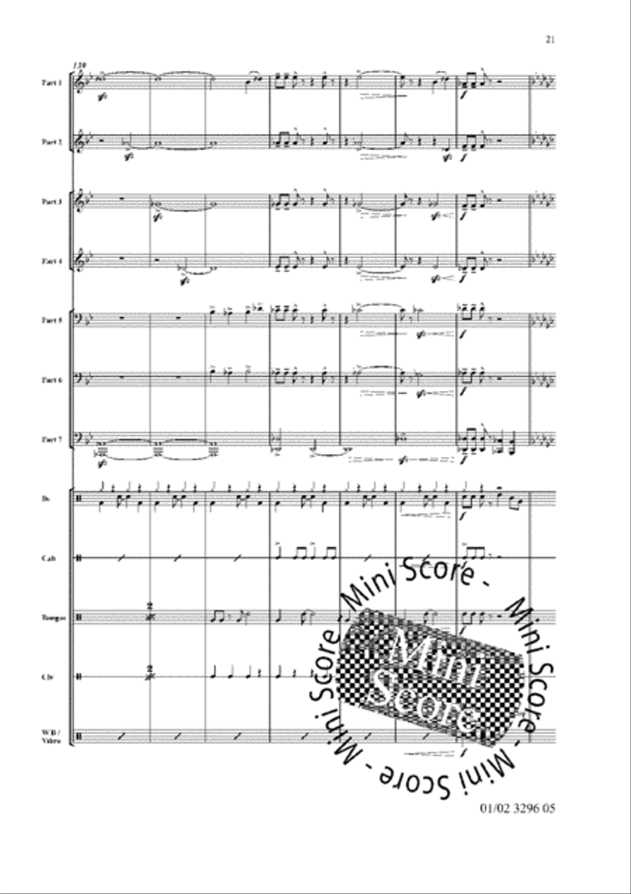 Bossa Nova Breakout! Bossa Nova Breakout! Fanfare Band scores gallery preview page 25
