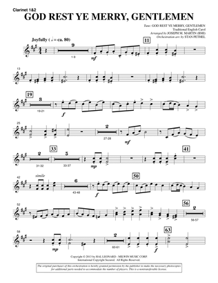 God Rest Ye Merry, Gentlemen (from A Symphony Of Carols) - Bb Clarinet 1,2