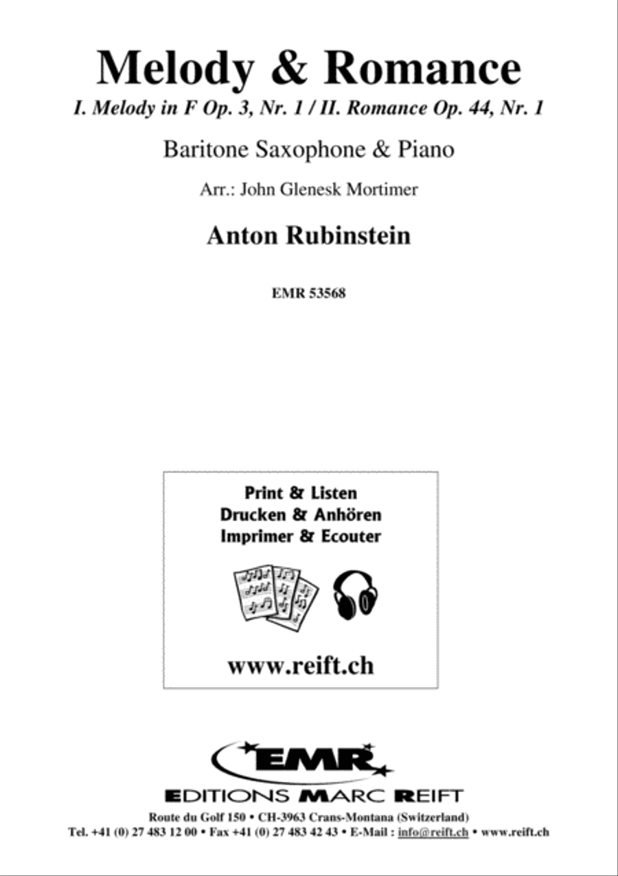 Melody & Romance Baritone Saxophone scores gallery preview page 2