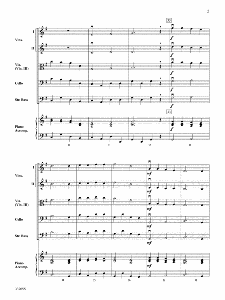 Rigaudon Rigaudon String Orchestra scores gallery preview page 5