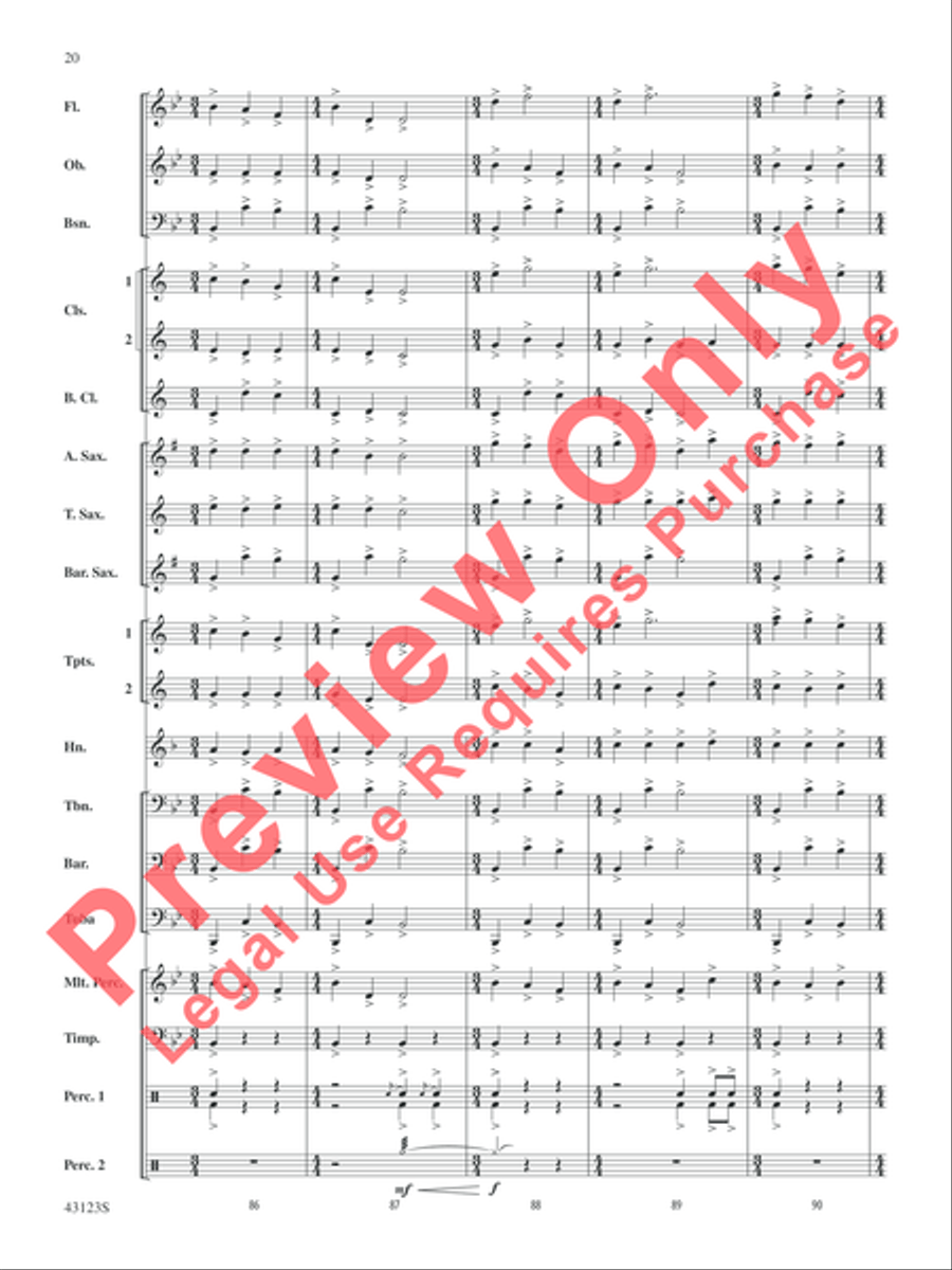 Minecraft Minecraft Concert Band scores gallery preview page 20