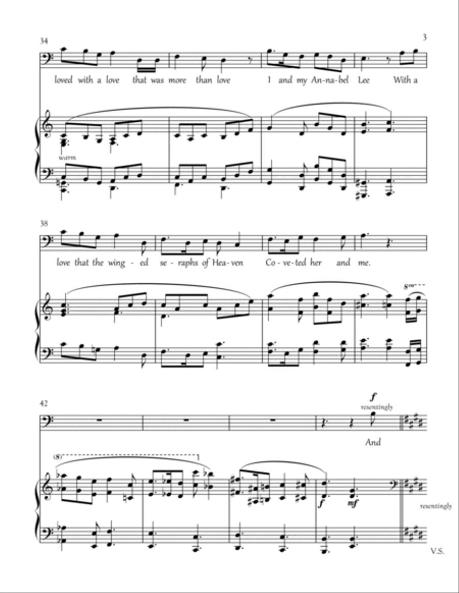 Annabel Lee Annabel Lee Voice scores gallery preview page 3