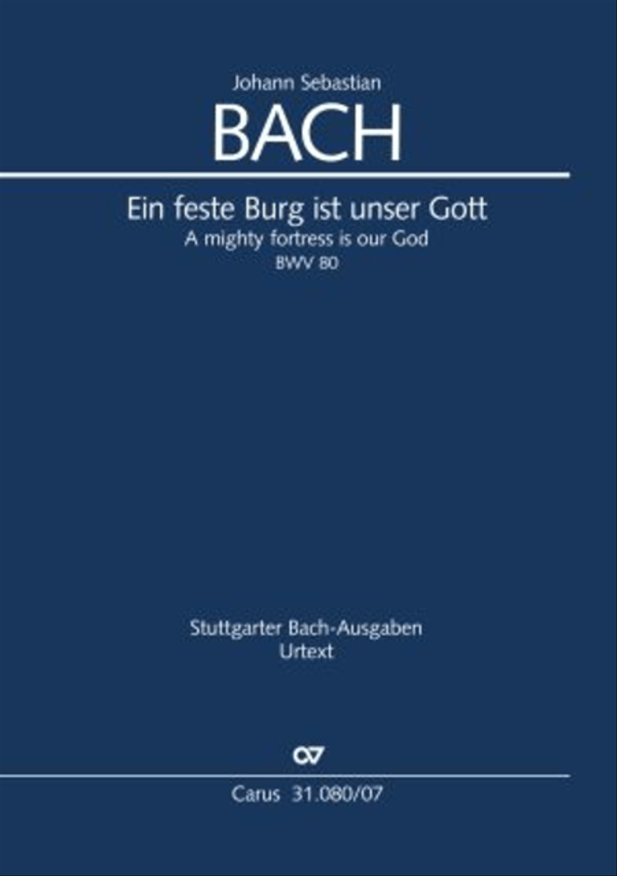 A mighty fortress is our God (Ein feste Burg ist unser Gott) 4-Part scores gallery preview page 1