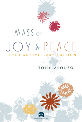 Book cover for Mass of Joy and Peace, Tenth Anniversary edition - Guitar edition