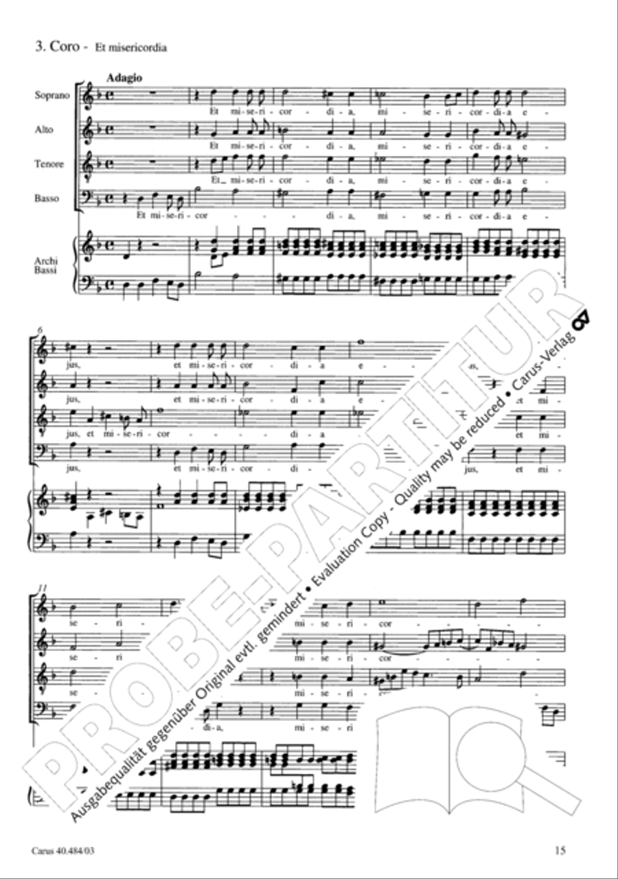 Magnificat in D ATB scores gallery preview page 16