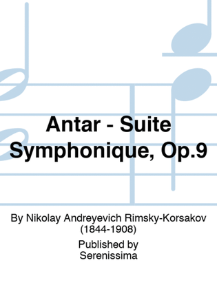 Book cover for Antar - Suite Symphonique, Op.9