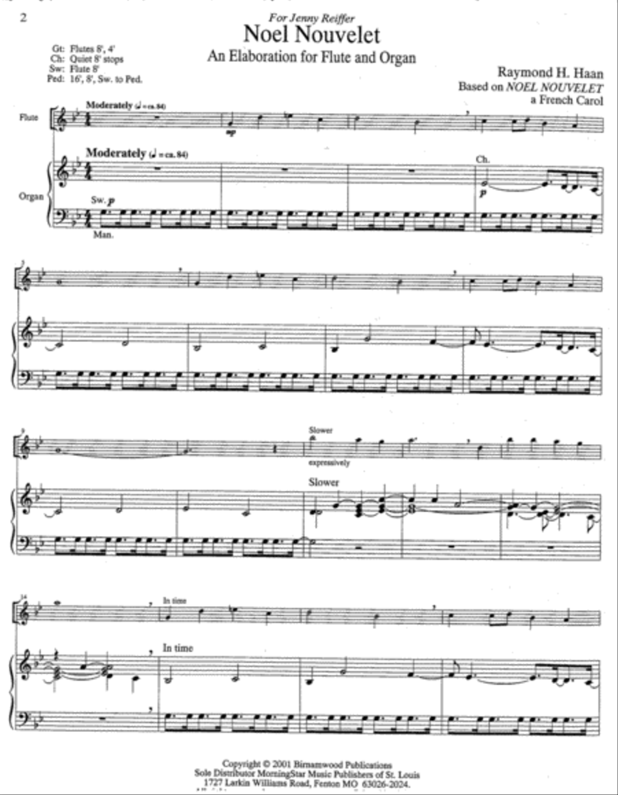 Noël Nouvelet Flute scores gallery preview page 2