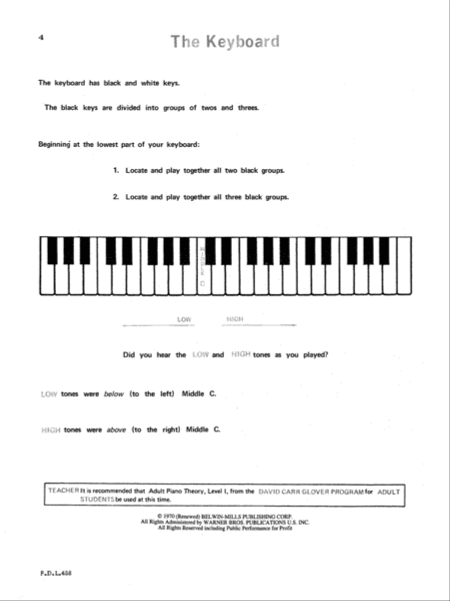 Adult Piano Student Adult Piano Student Piano Method scores gallery preview page 4