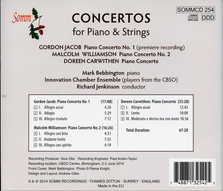 Concertos Piano & Strings