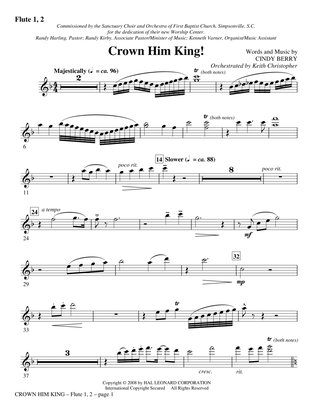 Book cover for Crown Him King! - Flute 1,2