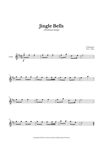 Jingle Bells for Easy Violin Solo image number null