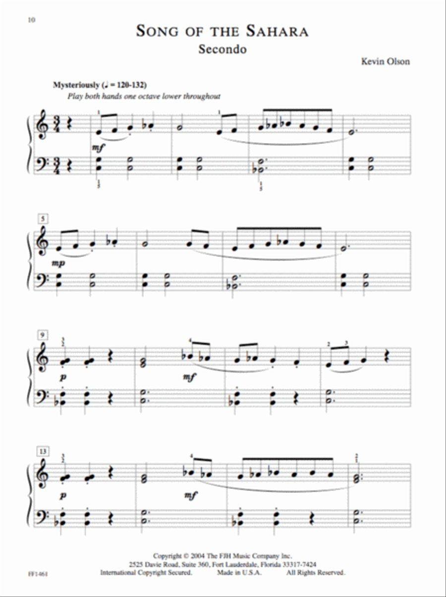 In Recital! Throughout the Year (with Performance Strategies) Volume One, Book 3 (NFMC) Piano Method scores gallery preview page 3
