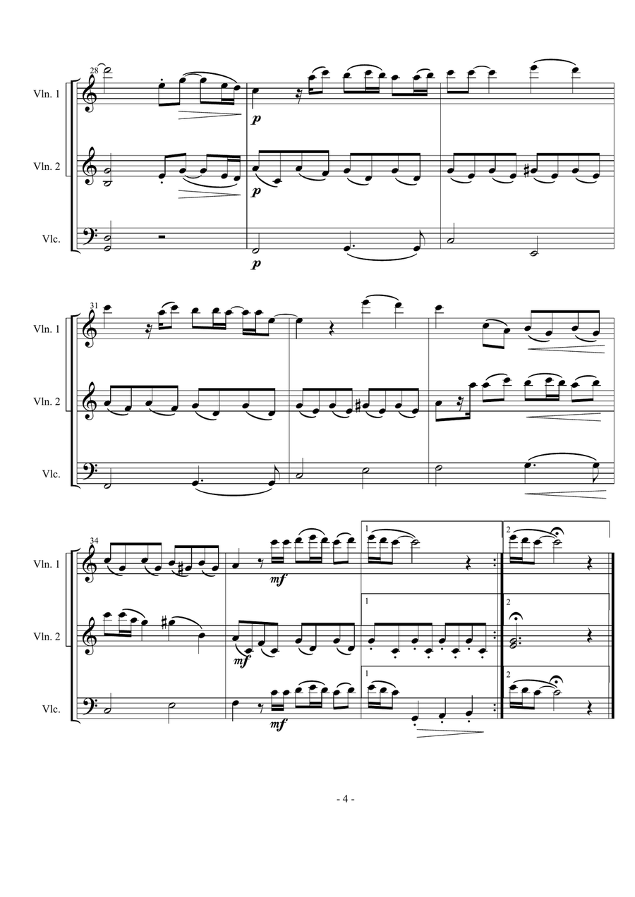Imagine Imagine String Trio scores gallery preview page 4