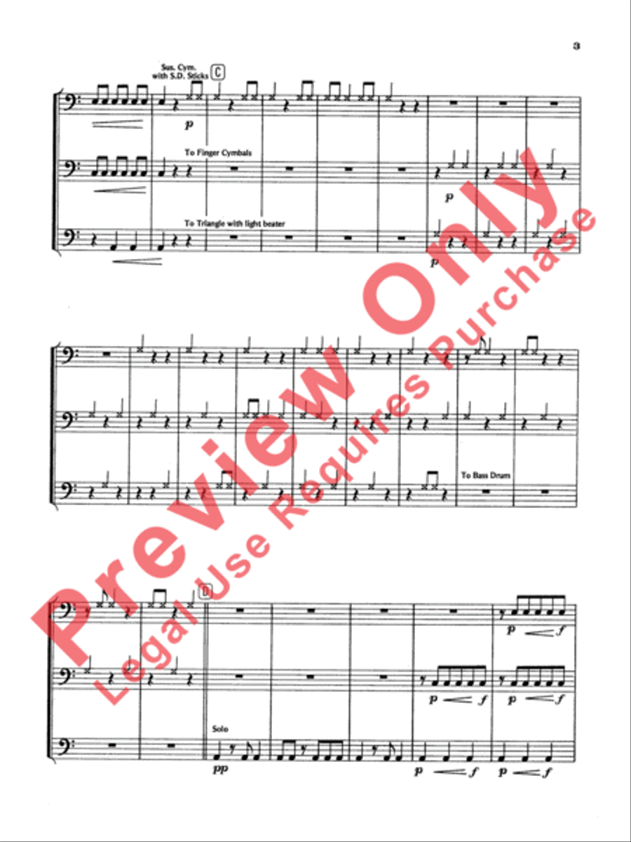 Stew for Three Percussion Ensemble scores gallery preview page 4