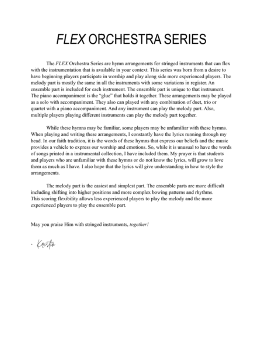 Come Ye Sinners Poor and Needy - Flex Orchestra Small Ensemble scores gallery preview page 2