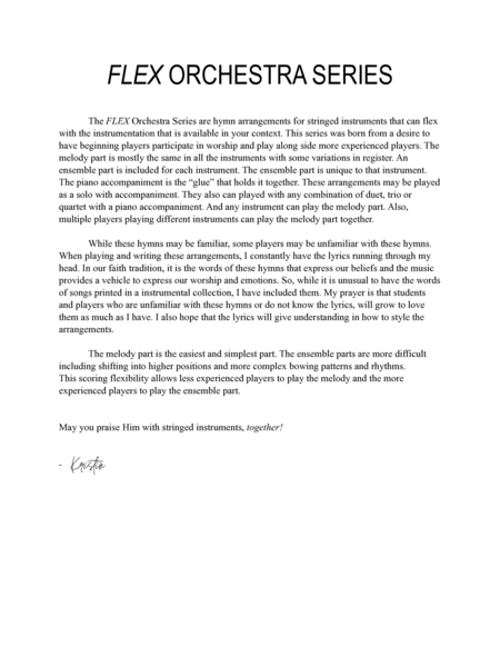 Come Ye Sinners Poor and Needy - Flex Orchestra image number null