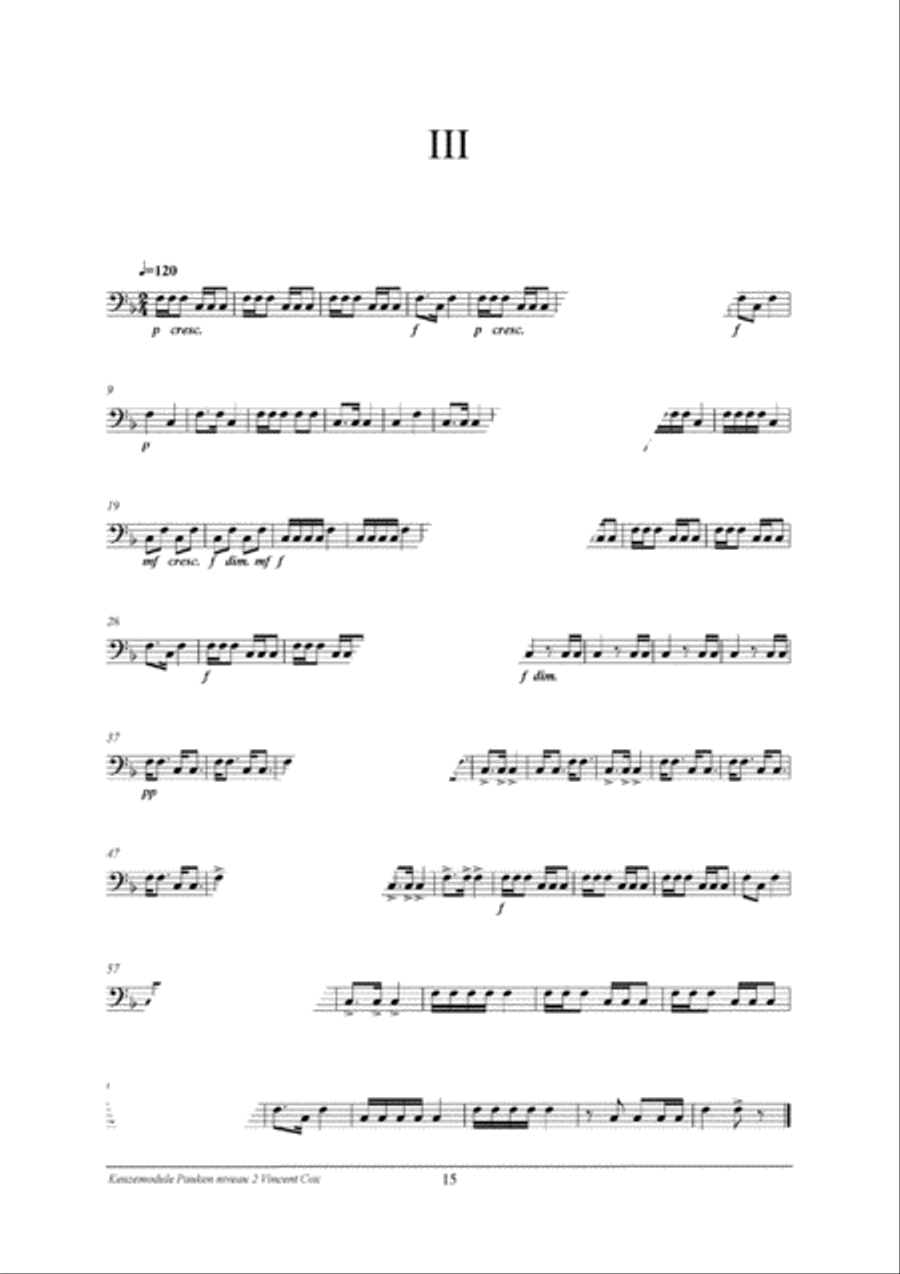 Percussion Modular: Pauken 2 Percussion scores gallery preview page 16