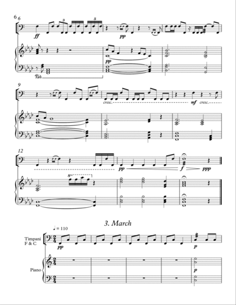 Concertino For Timpani & Piano Piano Accompaniment scores gallery preview page 5