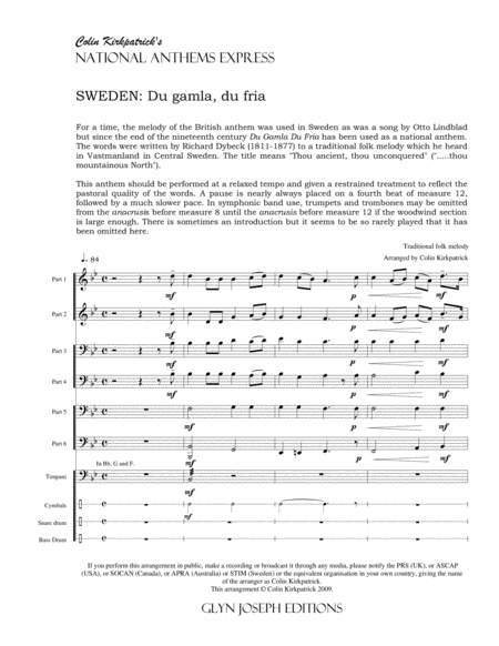 Sweden National Anthem: Du gamla, du fria image number null
