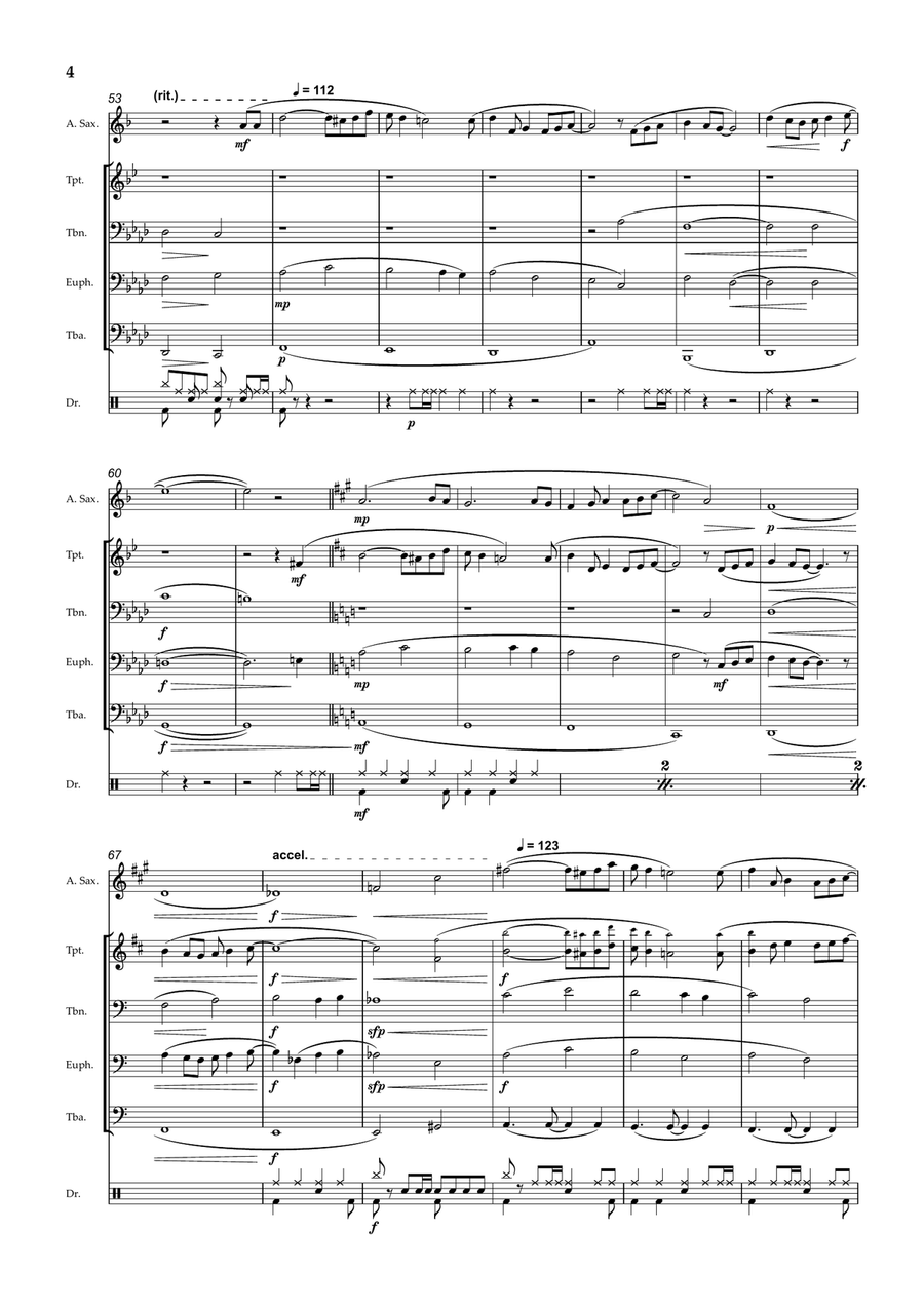 Detective Conan: Main Theme Small Ensemble scores gallery preview page 4