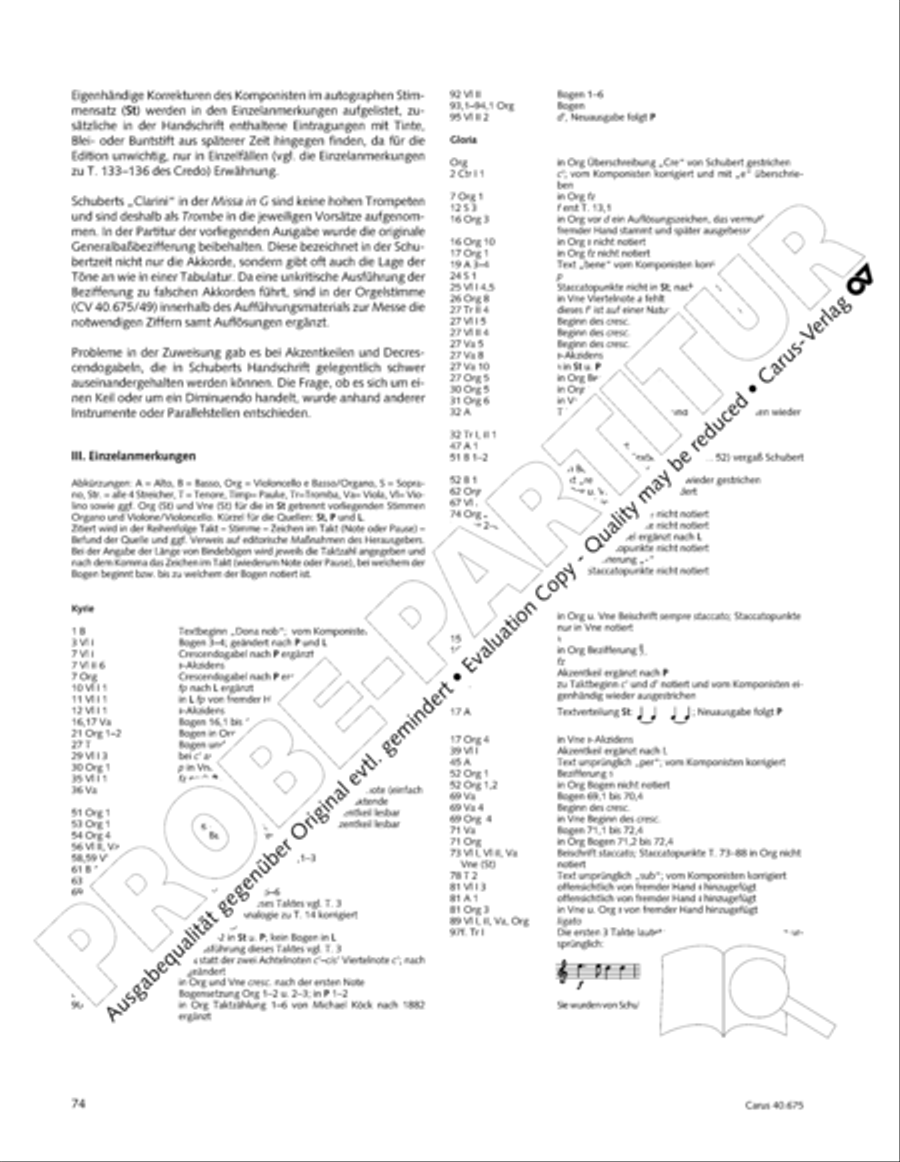 Mass in G Major STB scores gallery preview page 87