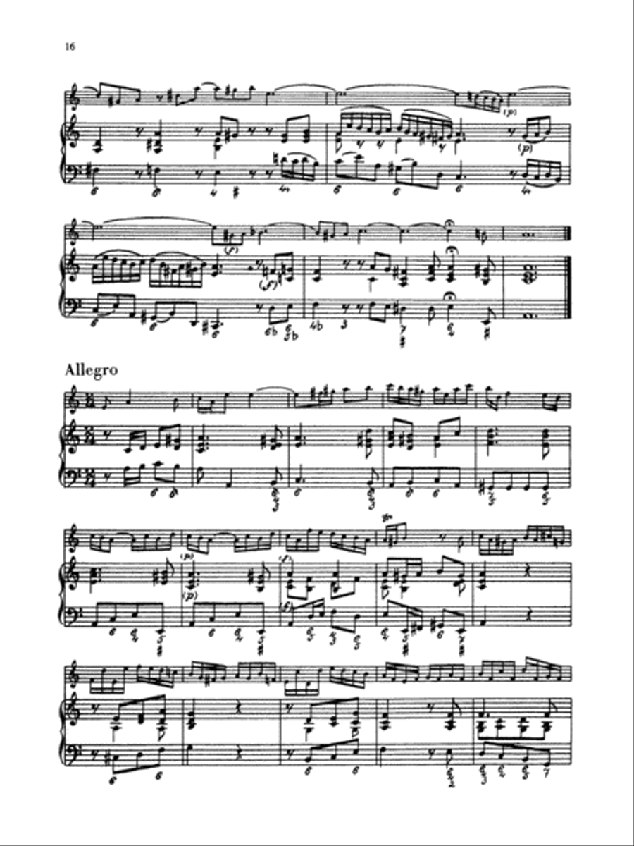 Bach: Four Sonatas Bach: Four Sonatas Part scores gallery preview page 3