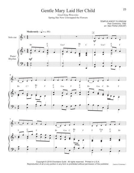 Carols of Christmas, Set 1 - Piano/Rhythm image number null